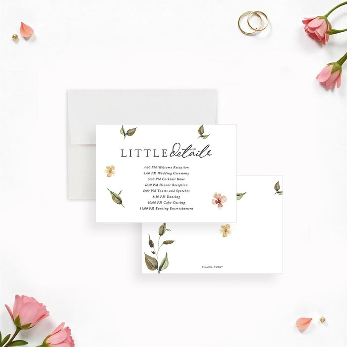 Botanical Wedding Invitation Floral Garden Party Invite