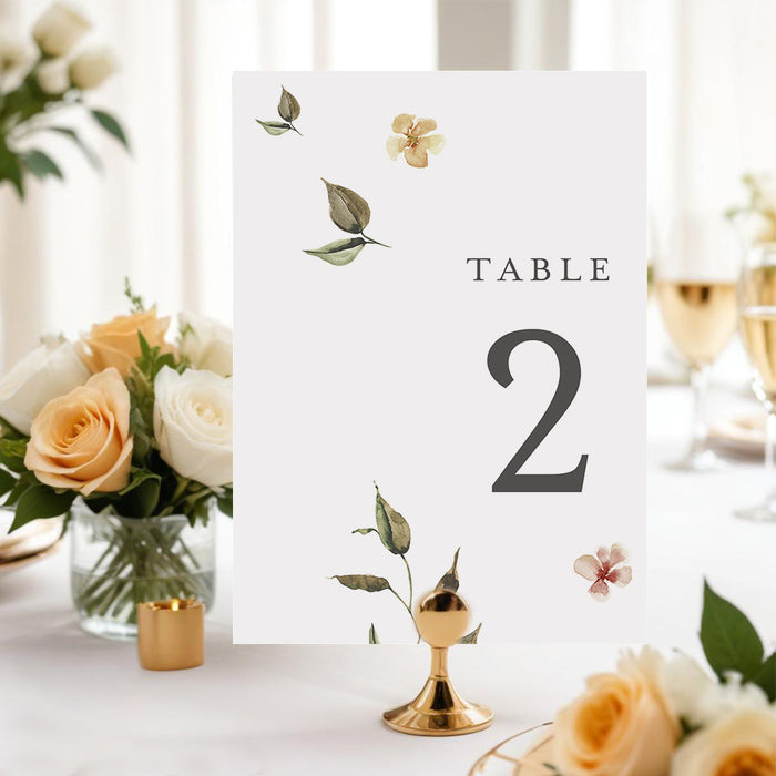 Botanical Wedding Invitation Floral Garden Party Invite