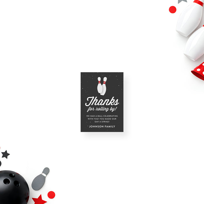 Kids Bowling Birthday Party Invitation