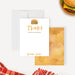 burger-themed thank you card with colorful hamburger illustration, custom name, and playful lettering-front-back