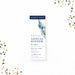 Elegant business annual dinner ticket invitation with blue geode watercolor and gold accents