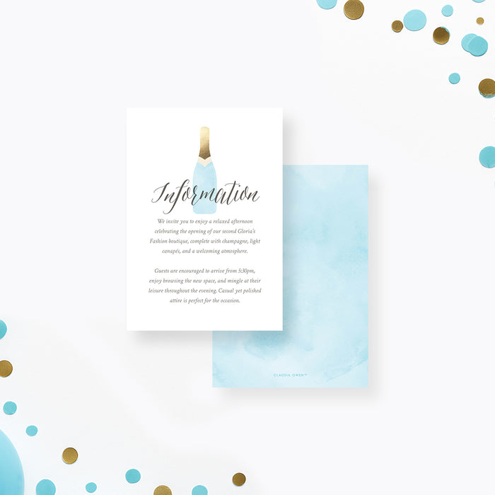 Personalized Grand Opening and Business Launch Party Invitation