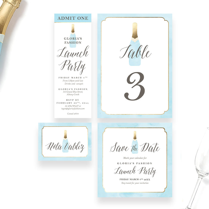 Personalized Grand Opening and Business Launch Party Invitation