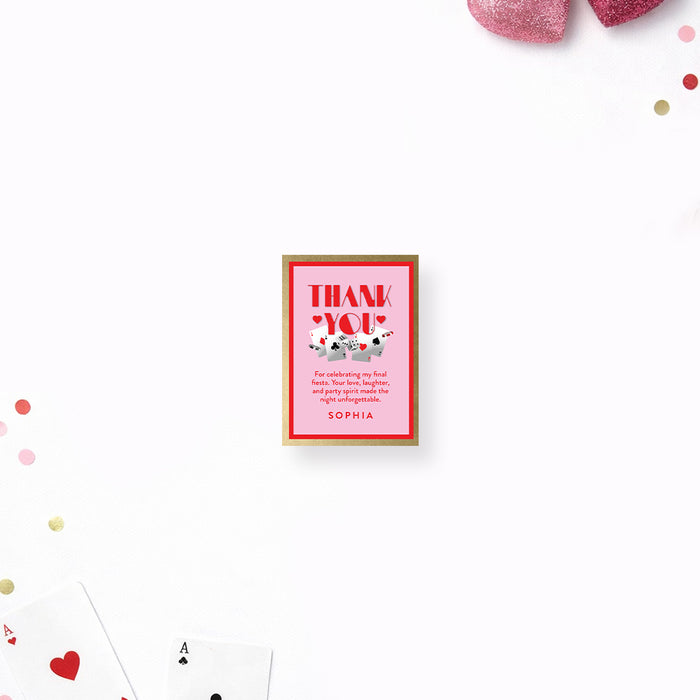 Personalized Lucky in Love Casino Bachelorette Party Invitation
