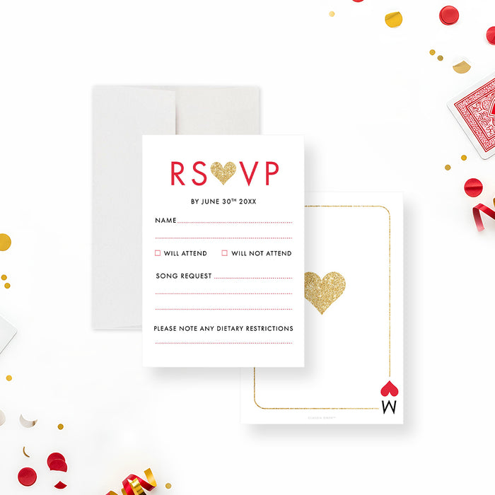 Casino Birthday Invitation Poker Night Party Invite