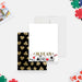 Customized casino-themed note card featuring playing cards, dice, and poker chips.-front-back