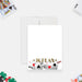 Customized casino-themed note card featuring playing cards, dice, and poker chips.-front