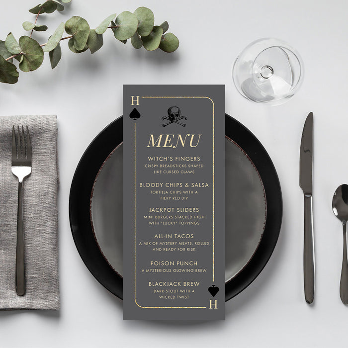 Casino Night Invitation Card Poker Party Birthday Invite