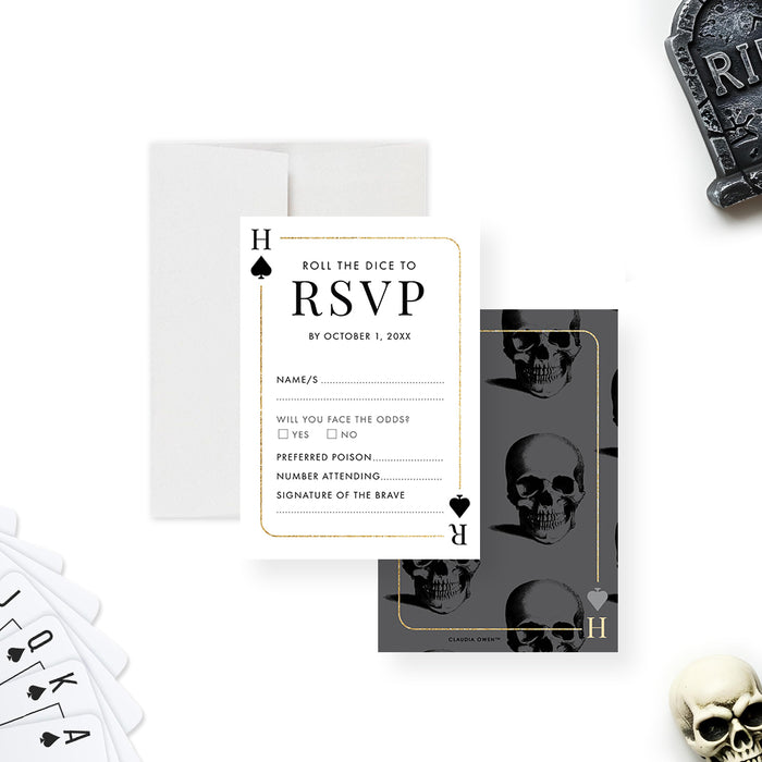 Casino Night Invitation Card Poker Party Birthday Invite