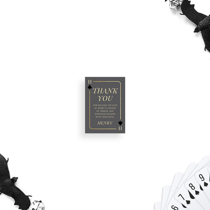 Casino Night Invitation Card Poker Party Birthday Invite