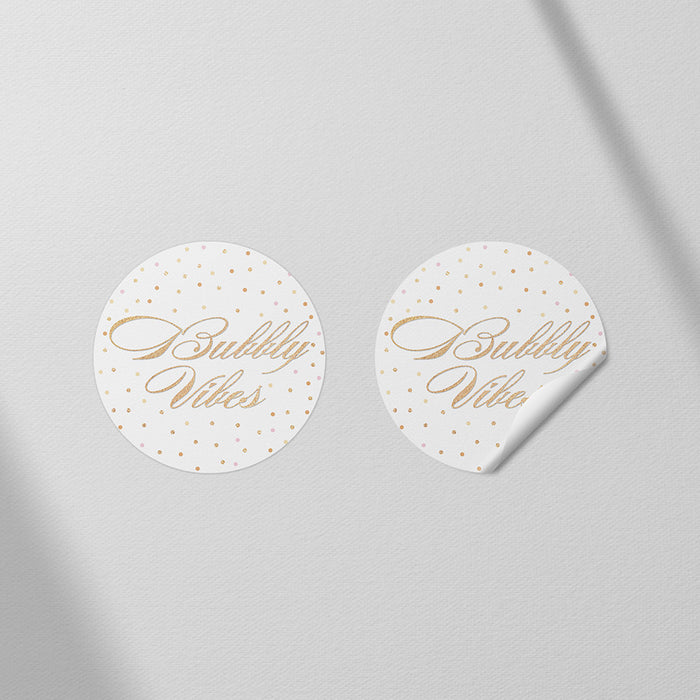 Champagne Birthday Invitation Elegant Women Celebration Party Invite