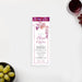 Personalized wine-themed ticket invitation featuring a grapevine design, custom admit-one party pass for birthdays or wine events.