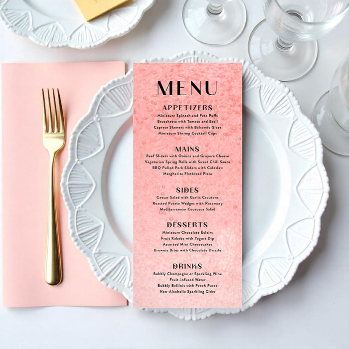 Pink Bubbly Pop the Champagne Bachelorette Party Invitation