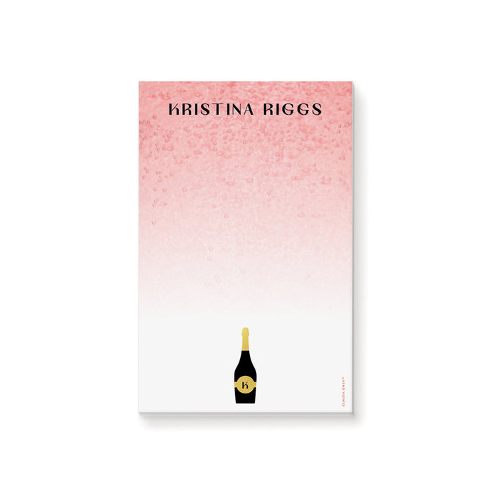 Pink Bubbly Pop the Champagne Bachelorette Party Invitation