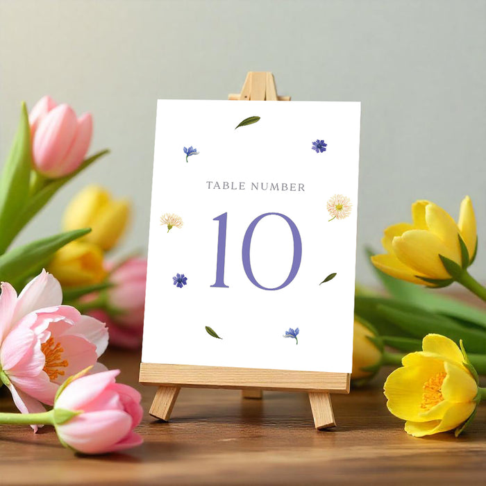 Floral Birthday Party Invitation Pastel Garden Design