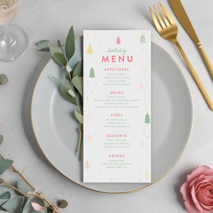 Personalized Christmas Party Invitation Holiday Celebration Card