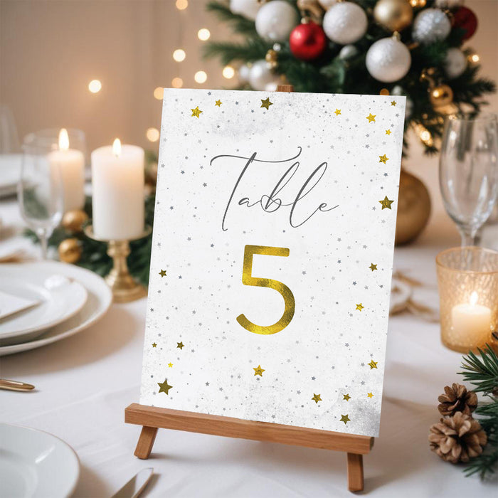 Christmas Party Invitation Star Design Elegant Holiday Party Invite