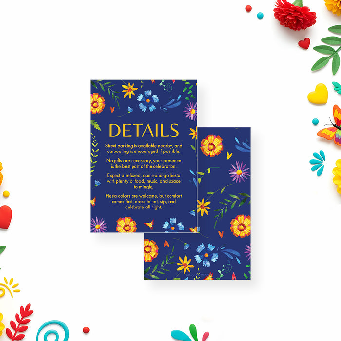 Cinco de Mayo Party Invitation Floral Fiesta