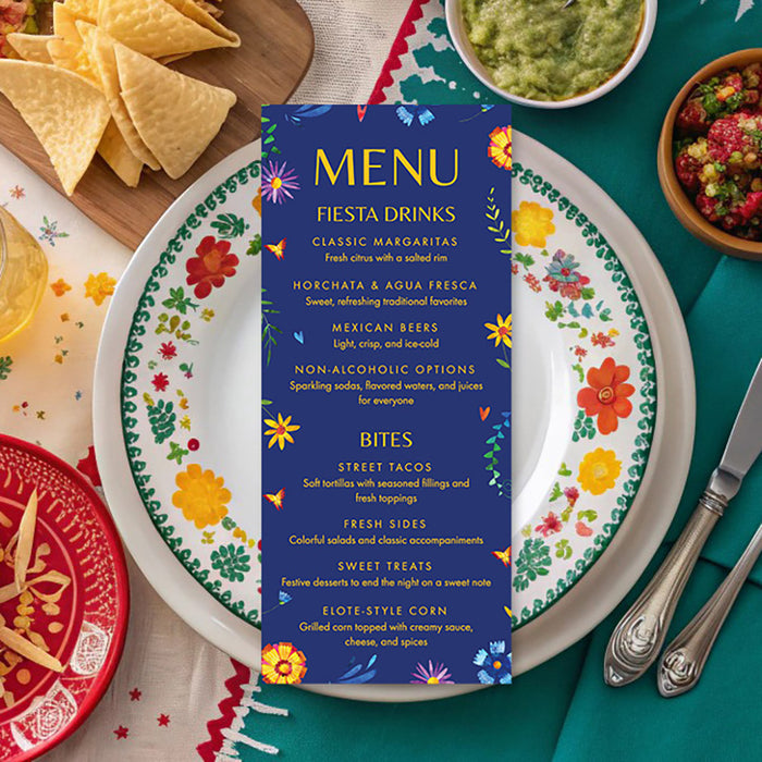 Cinco de Mayo Party Invitation Floral Fiesta