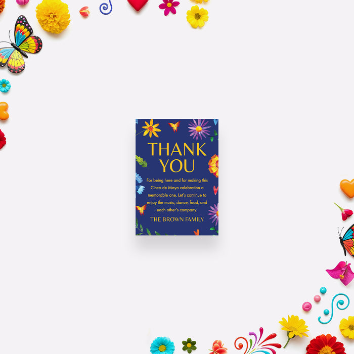 Cinco de Mayo Party Invitation Floral Fiesta