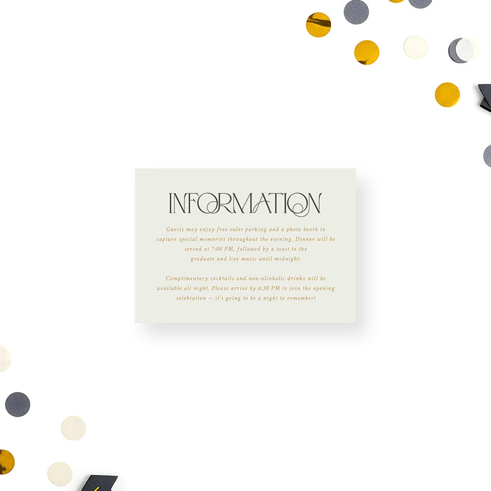 Class of 2026 Graduation Invitation Modern Grad Party Invite