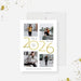 Class of 2026 graduation photo card digital announcement featuring gold year design and senior portraits