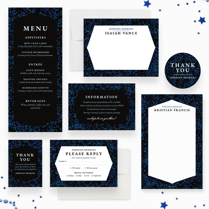 Corporate Client Appreciation Dinner Invitation Elegant Design
