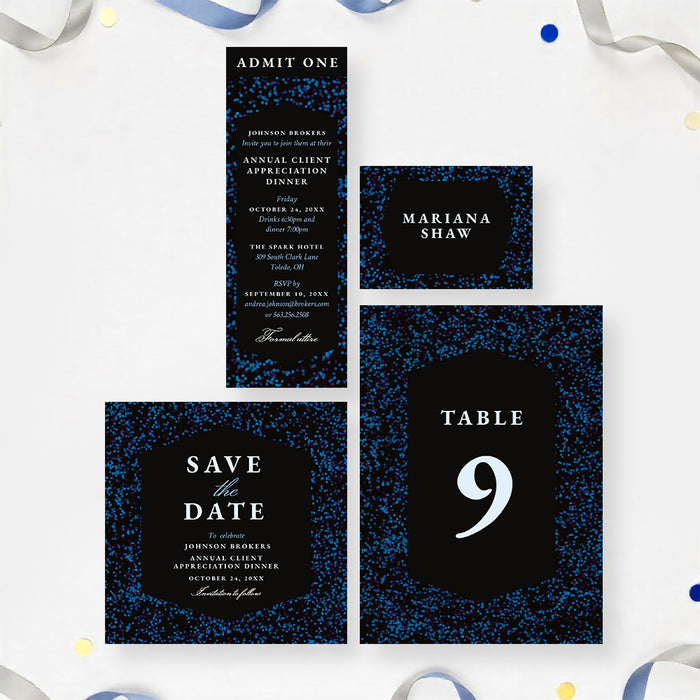 Corporate Client Appreciation Dinner Invitation Elegant Design