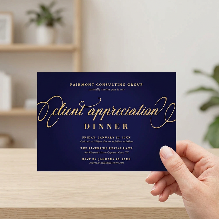 Client appreciation invitation held for scale