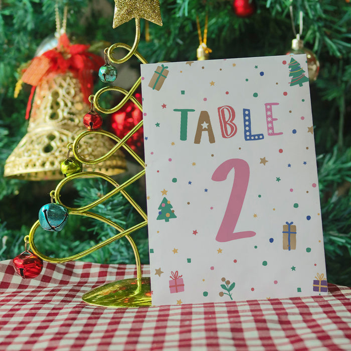 Colorful Holiday Party Invitation Whimsical Christmas