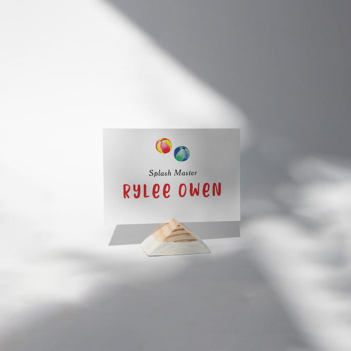 Beach Ball Pool Party Birthday Invitation Summer BBQ Invite