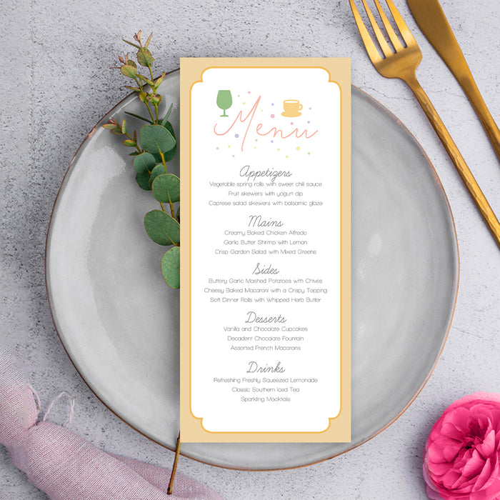 Sip and See Baby Welcome Invitation Colorful Baby Shower Design
