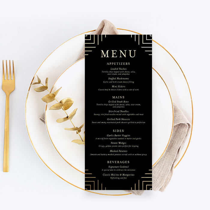 Company Dinner Invitation Elegant Corporate Event Card
