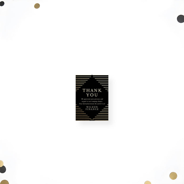 Company Dinner Invitation Elegant Corporate Event Card