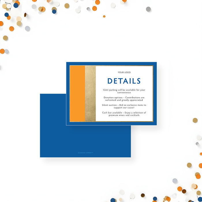 Corporate Benefit Dinner Invitation for Fundraising Events