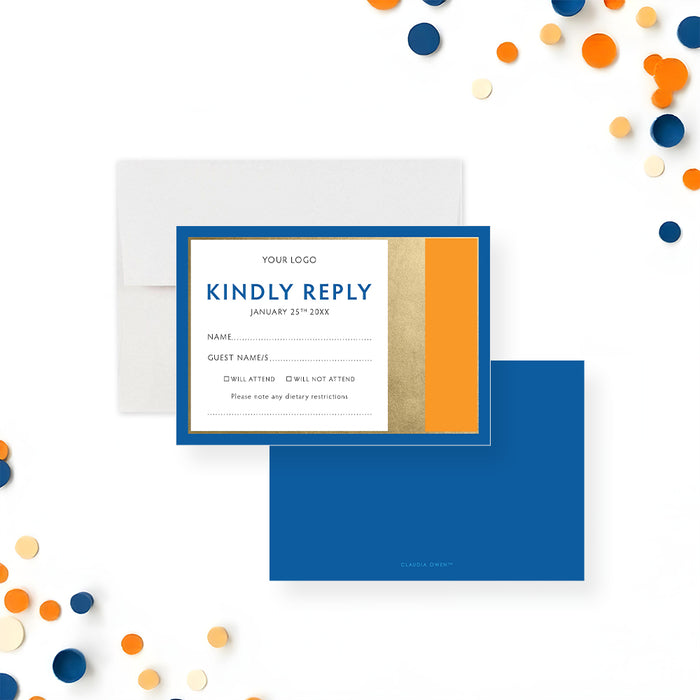 Corporate Benefit Dinner Invitation for Fundraising Events