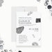 Modern abstract corporate event invitation for cocktails and conversation with minimalist layout and clean typography-front