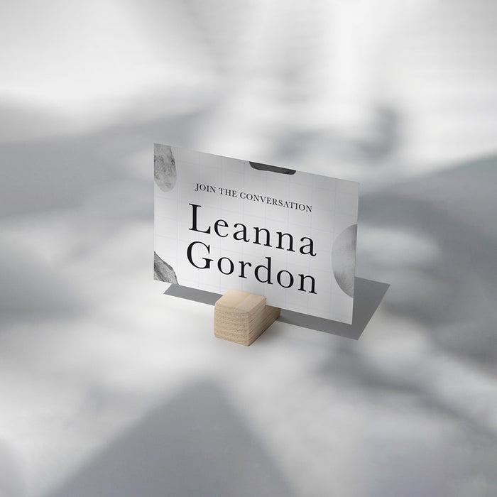 Corporate Event Invitation Cocktails Conversation Modern Invite