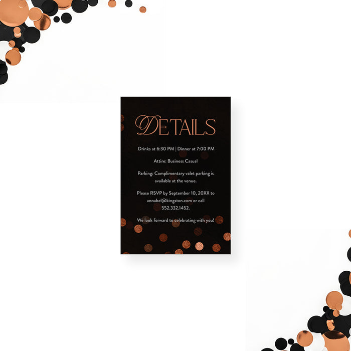 Corporate Dinner Invitation Annual Company Event