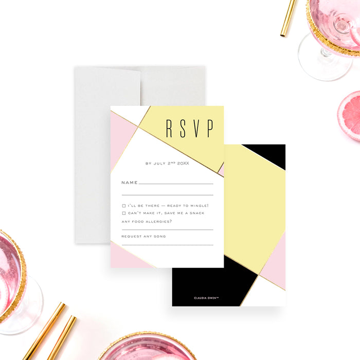 Corporate Happy Hour Invitation Modern Cocktail Party Invite