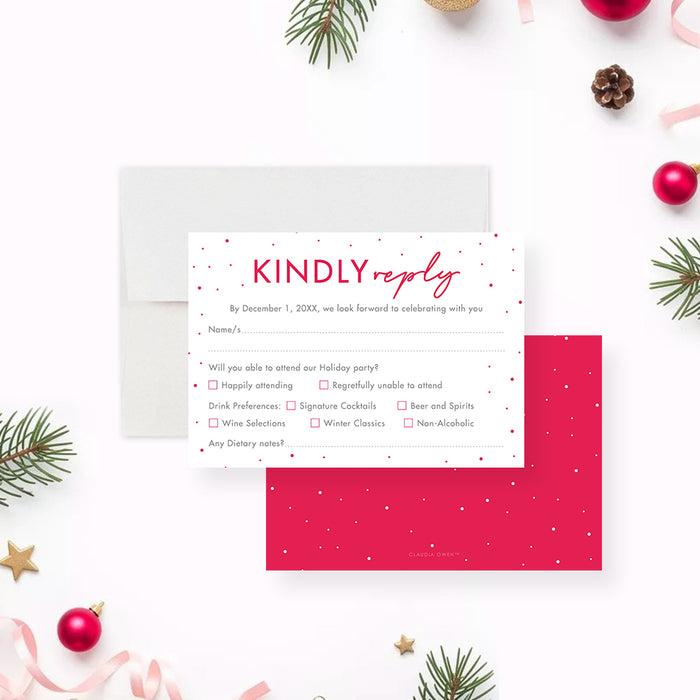 Corporate Holiday Party Invitation Christmas Celebration