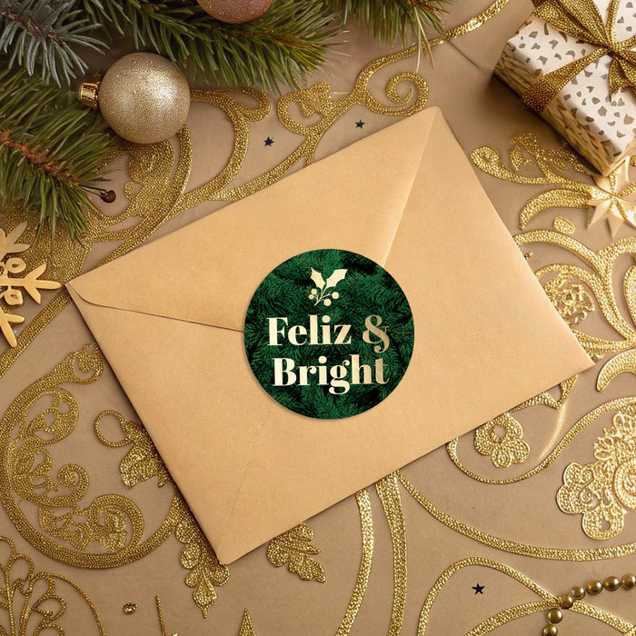 Corporate Holiday Party Invitation Evergreen Gold