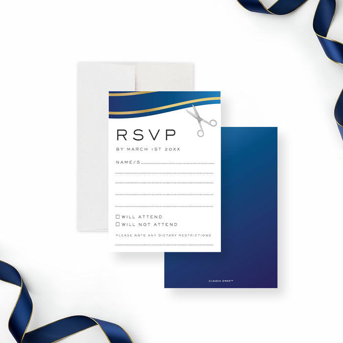 Corporate Open House Invitation New Office Ribbon Cutting