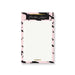 personalized corporate notepad with pink and black marble design, black header, gold accent details, and custom name