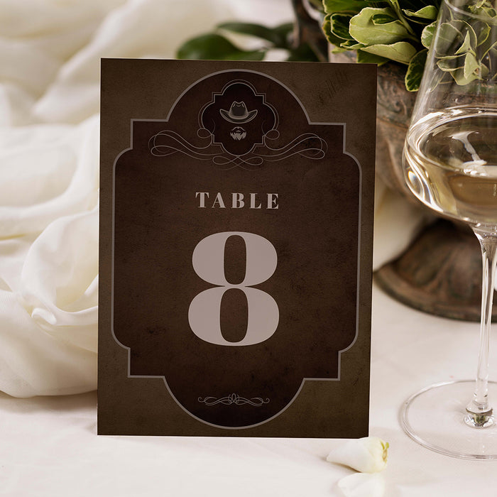Cowboy Gentlemen’s Night Invitation Rustic Vintage Bachelor Party