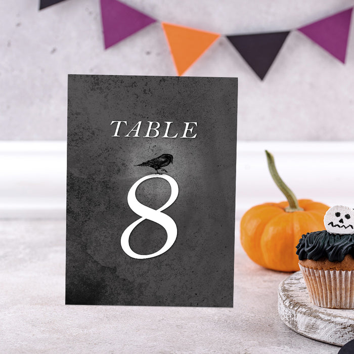 Gothic Tombstone Birthday Invitation for Halloween Party