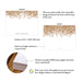 Product details graphic for cross thank you cards for baptism and first communion, showing front and back designs, A2 size, and matte cardstock.