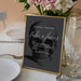 Death to Your 20s Take a Favor sign template displayed in a gold colored frame.