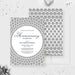 Elegant diamond wedding anniversary invitation template with sparkling diamond border and personalized couple details