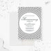 Elegant diamond wedding anniversary invitation template with sparkling diamond border and personalized couple details